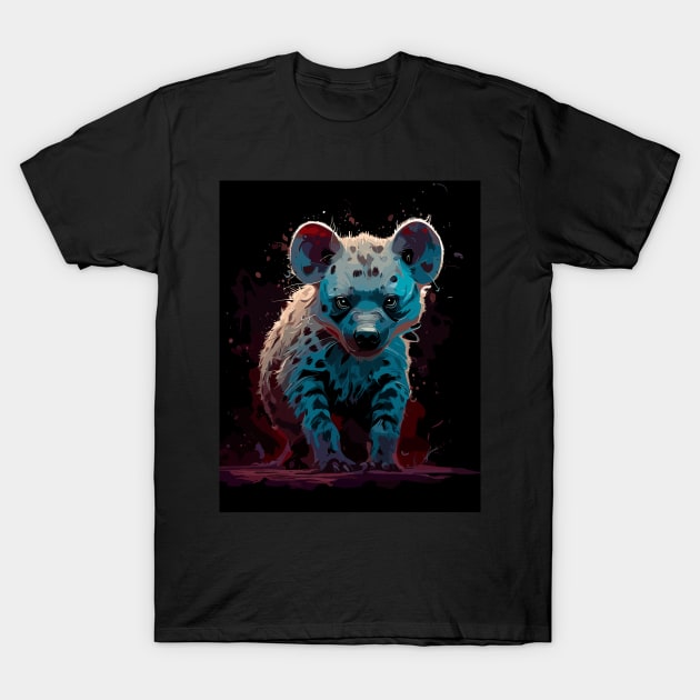 Zambia hyena T-Shirt by TomFrontierArt